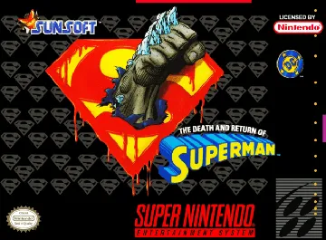 Death and Return of Superman, The (USA) (Rev 1) box cover front